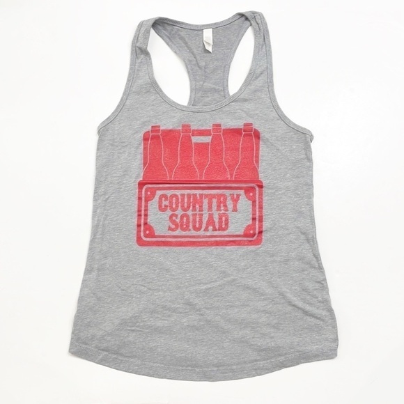 Country Squad gray tank top - Picture 1 of 4